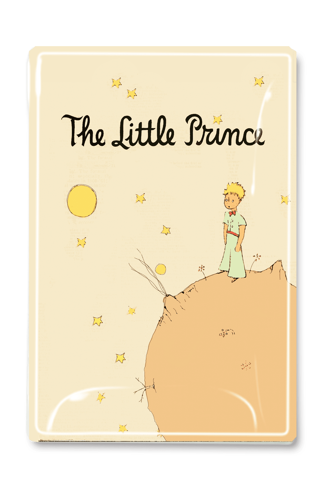 The Little Prince Jacket Decoupage Glass Tray - Bensgarden.com