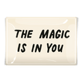 The Magic Is Inside You Decoupage Glass Tray - Bensgarden.com