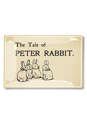 The Tale of Peter Rabbit Decoupage Glass Tray - Bensgarden.com