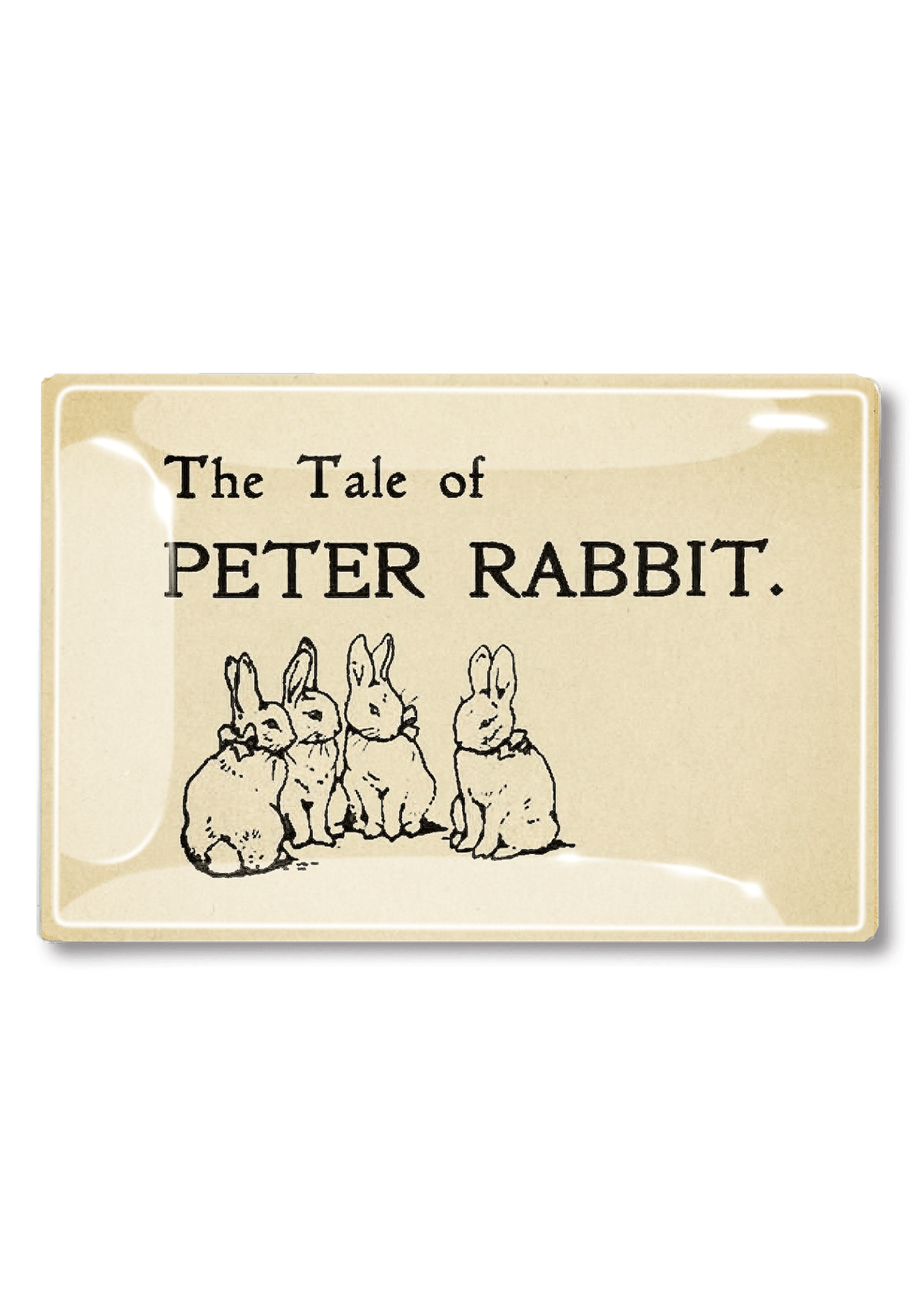 The Tale of Peter Rabbit Decoupage Glass Tray - Bensgarden.com