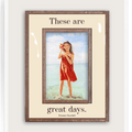 These Are Great Days Copper & Glass Photo Frame - Bensgarden.com