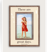 These Are Great Days Copper & Glass Photo Frame - Bensgarden.com