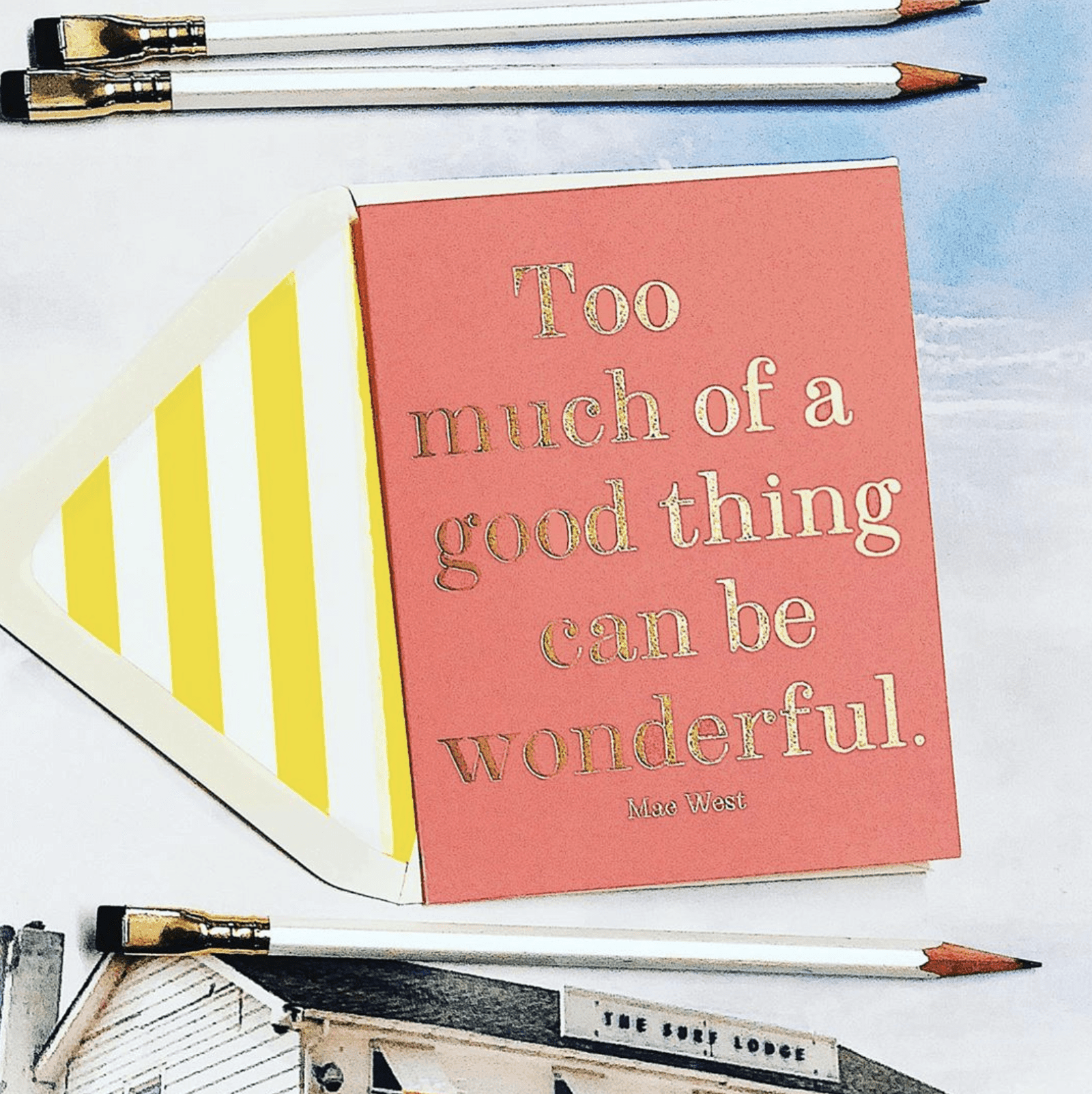 Too Much Of A Good Thing Greeting Card, Single Folded Card or Boxed Set of 8 - Bensgarden.com