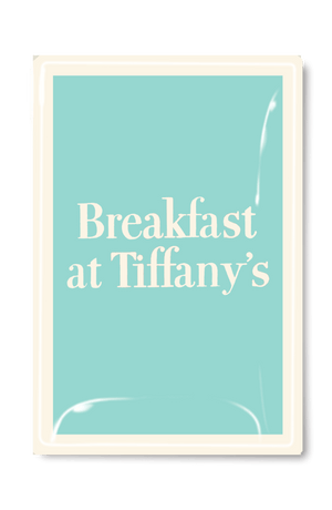 Vintage Breakfast At Tiffany's Decoupage Glass Tray - Bensgarden.com