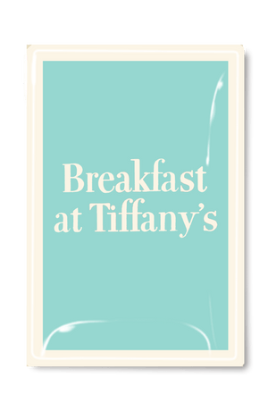 Vintage Breakfast At Tiffany's Decoupage Glass Tray - Bensgarden.com