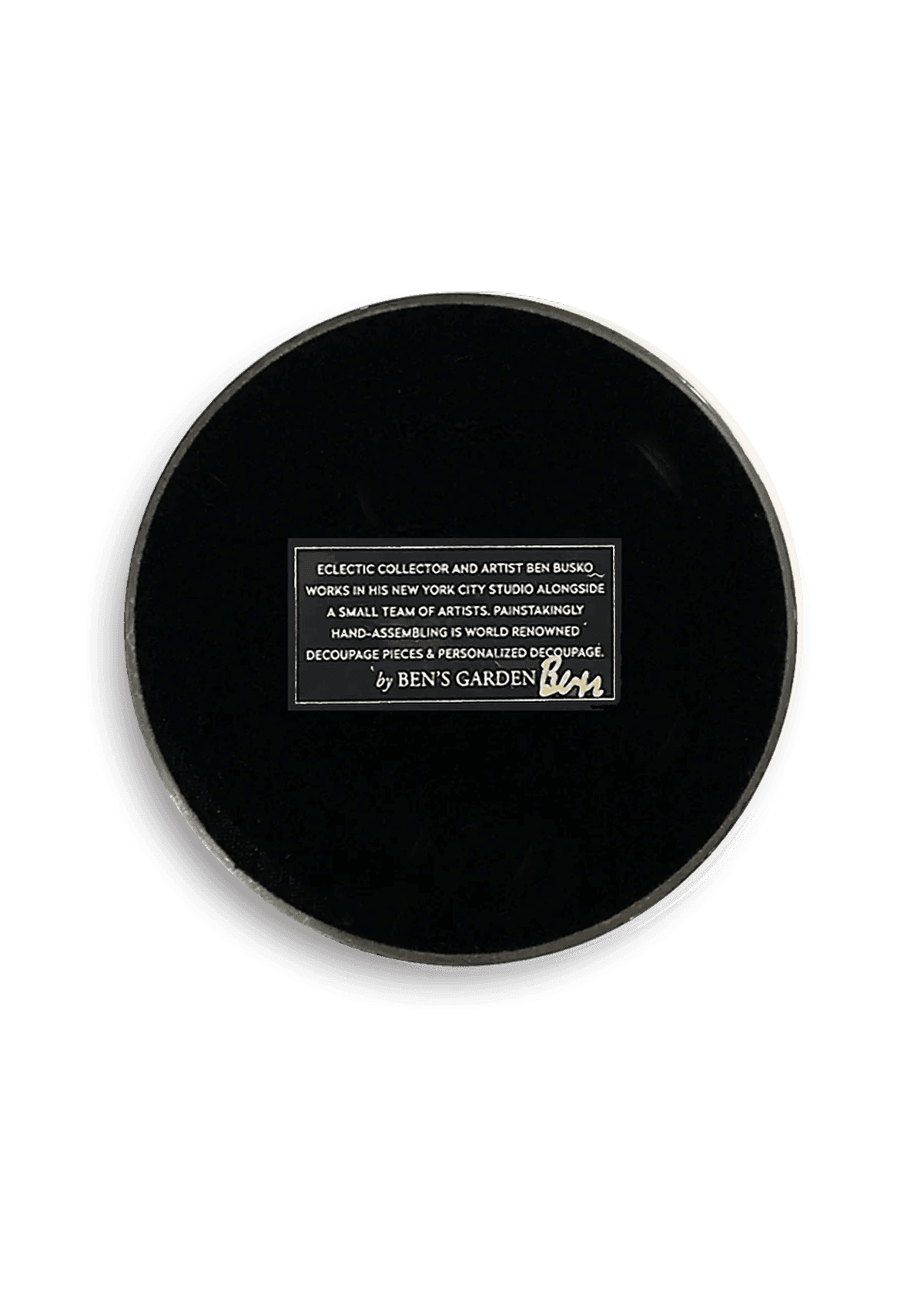 Crayon Heart Crystal Dome Paperweight