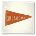 Vintage Oklahoma Texas Decoupage Tray - Bensgarden.com