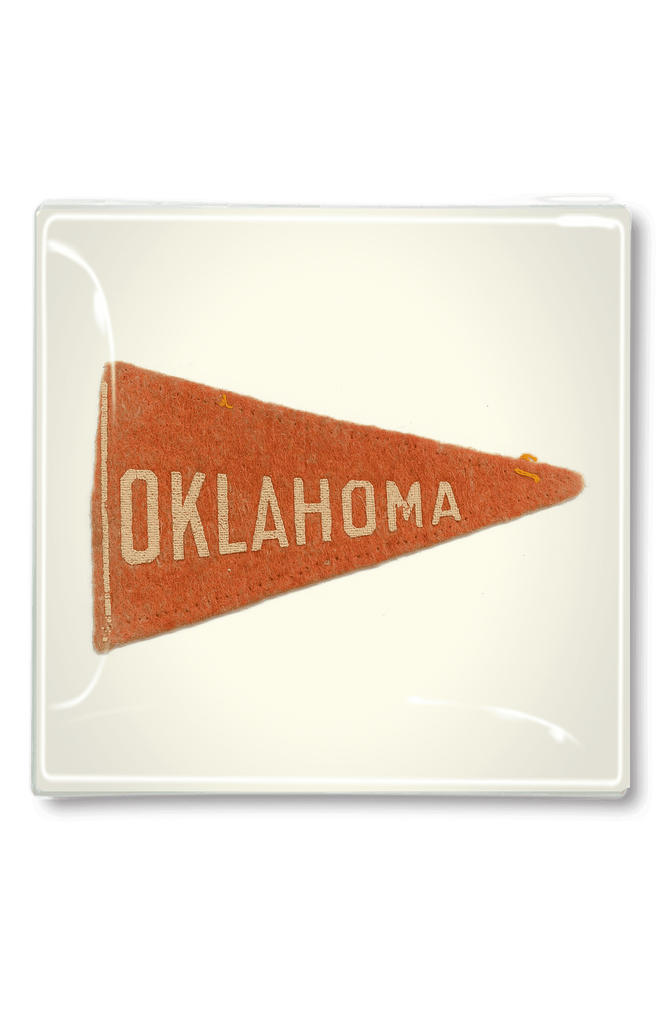 Vintage Oklahoma Texas Decoupage Tray - Bensgarden.com