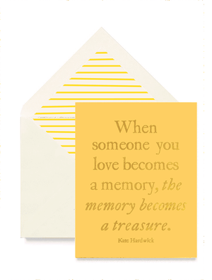 When Someone You Love Greeting Card, Single Folded Card - Bensgarden.com