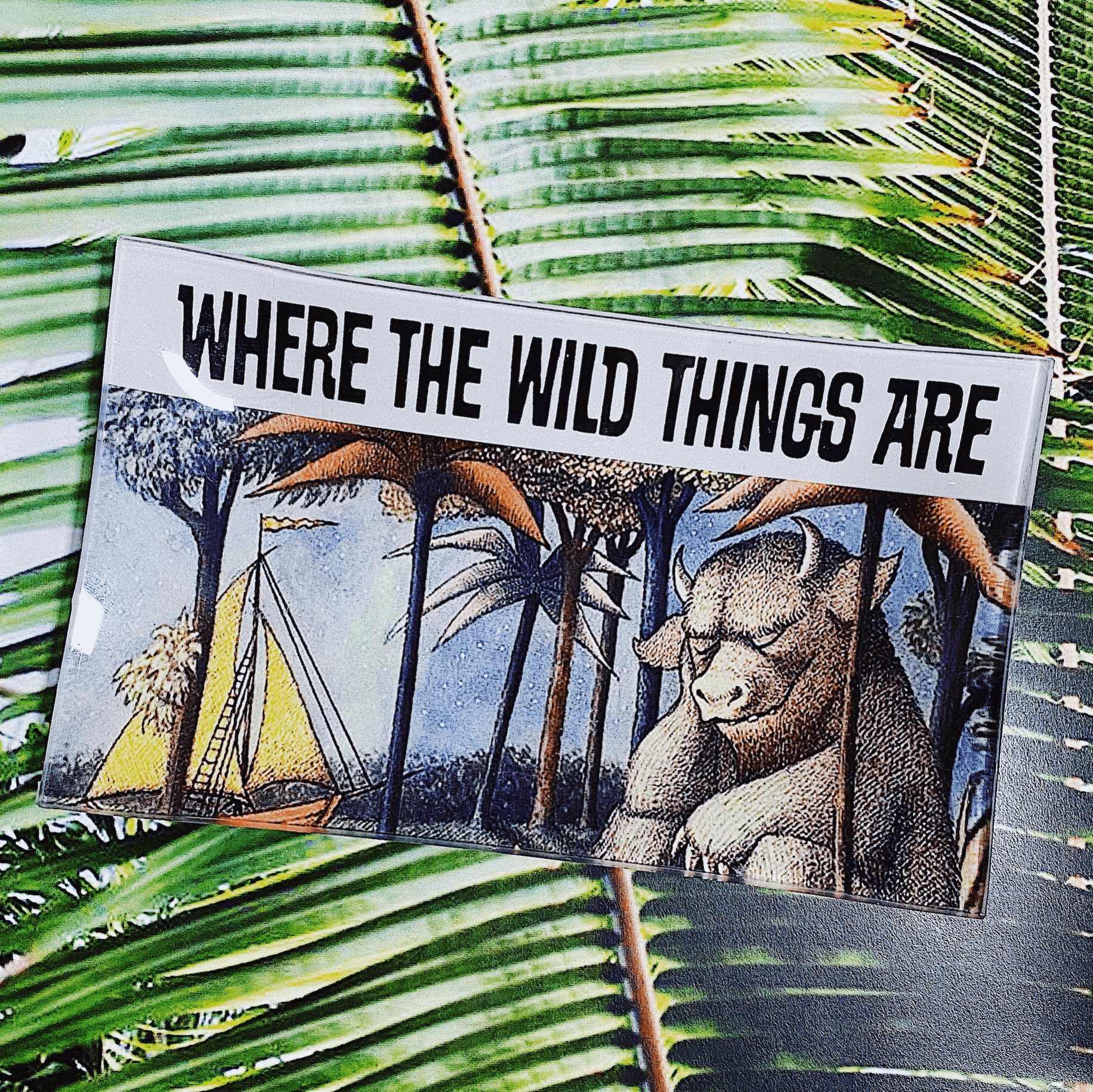 Where The Wild Things Are Decoupage Glass Tray - Bensgarden.com