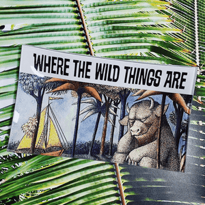 Where The Wild Things Are Decoupage Glass Tray - Bensgarden.com