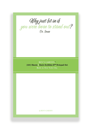 Why Fit In When You Were Born Scribble Notepad Set Of 3 - Bensgarden.com
