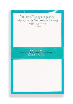 You're Off To Great Places Scribble Notepad Set Of 3 - Bensgarden.com