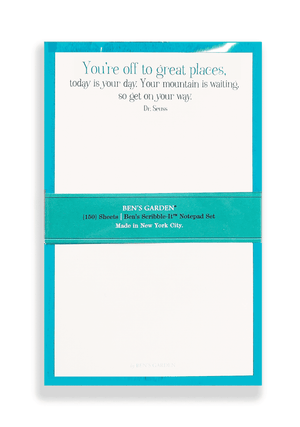 You're Off To Great Places Scribble Notepad Set Of 3 - Bensgarden.com